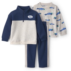 Carter’s Baby Boys’ 3-piece Playwear Sets(Navy Pit Crew Set)