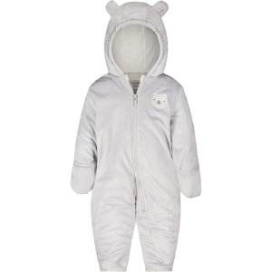Carter’s Baby Boys’ Pram Style Water Resistant One Piece Winter Snowsuit With Ears(Grey)