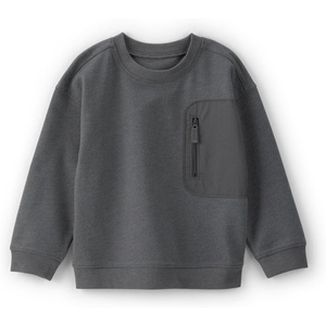 Carter’s Baby Boys’ Pullover Sweatshirt(Solid Grey)