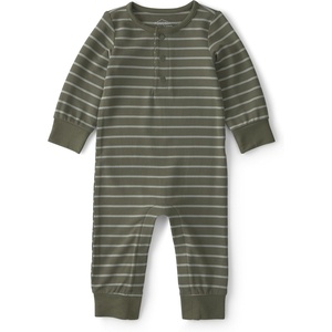Carter’s Baby Boys’ Purely Soft Jumpsuit(Green Stripe)