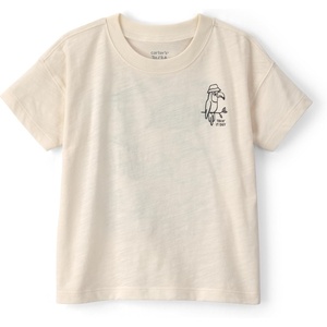Carter’s Baby Boys’ Short-Sleeve Graphic Tee Shirt(Cream Toucan)