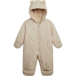 Carter’s Baby Cozy One-piece Footed Pram Suit(Khaki)