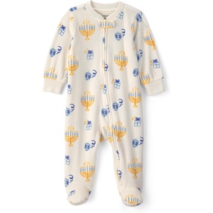 Carter’s Baby Fleece Holiday Sleep and Play(Cream Hanukkah)