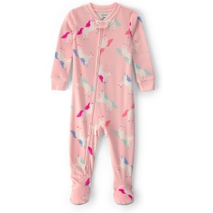 Carter’s Baby Girls’ 1-piece Fleece Pj(Pink Unicorn)