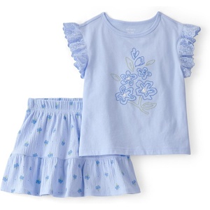 Carter’s Baby Girls’ 2-piece Set(Blue Floral)