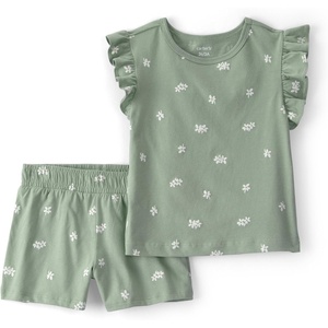 Carter’s Baby Girls’ 2-piece Set(Green Floral)