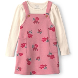 Carter’s Baby Girls’ Dress Set(Pink Floral)