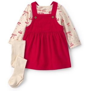 Carter’s Baby Girls’ Dress Set(Red Bow)