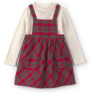 Carter’s Baby Girls’ Dress Set(Red Plaid)