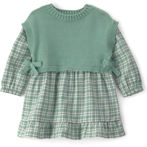 Carter’s Baby Girls’ Girl Dress Green Checked(Green Checked)