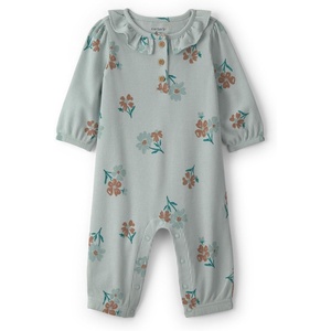 Carter’s Baby Girls’ One-piece Jumpsuit(Green Floral)