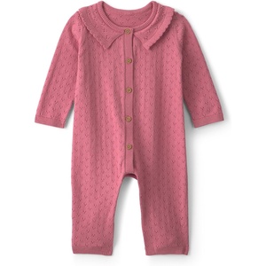 Carter’s Baby Girls’ One-piece Jumpsuit(Pink Pointelle)