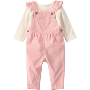 Carter’s Baby Girls’ Overall Set(Pink Cream Heart)