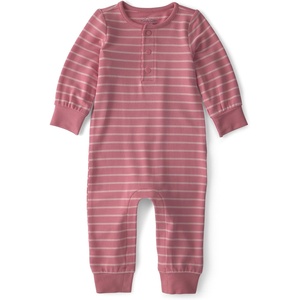 Carter’s Baby Girls’ Purely Soft Jumpsuit(Pink Stripe)