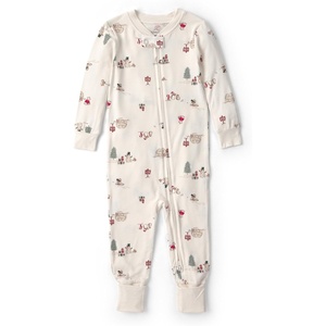Carter’s Baby Purelysoft 1-piece Pajamas(Cream North Pole Print)