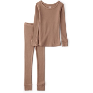 Carter’s Baby Purelysoft Long-sleeve 2-piece Pajamas(Brown Solid)
