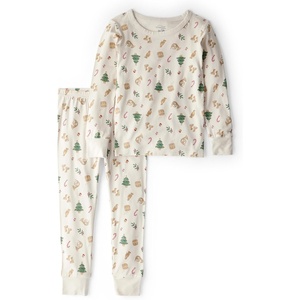 Carter’s Baby Purelysoft Long-sleeve 2-piece Pajamas(Holiday Print)