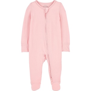 Carter’s Baby Purelysoft Sleep and Play Pajamas(Pink Solid)