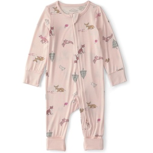 Carter’s Baby Purelysoft Sleep and Play Pajamas(Pink Woodland Print)