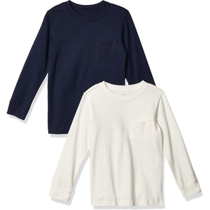 Carter’s Boys’ 2-Pack Long-Sleeve Tees(Navy/White)