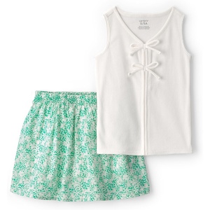 Carter’s Girls’ 2-piece Set(Green/White Floral)