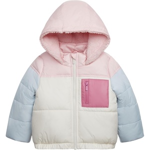 Carter’s Girls’ Color Blocked Heavyweight Puffer Jacket(Pink)