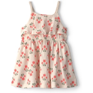 Carter’s Girls’ Dress(Cream/Pink Floral)