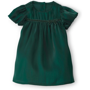 Carter’s Girls’ Dress(Green Shiny Poplin)