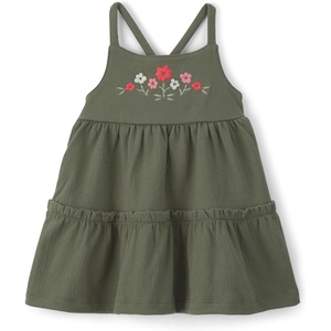 Carter’s Girls’ Dress(Green/Pink Floral)