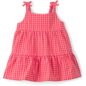 Carter’s Girls’ Dress(Pink Gingham Peplum)