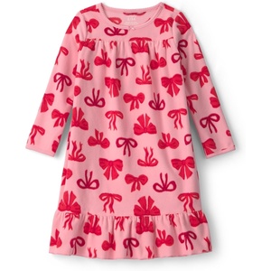 Carter’s Girls’ Fleece Gown(Pink and Red Bows)