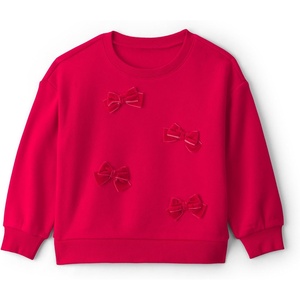 Carter’s Girls’ Pullover Sweatshirt(Red Bow)