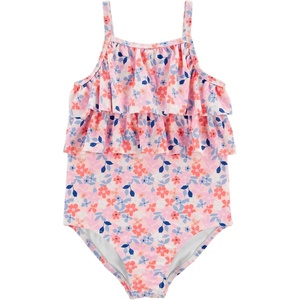 Carter’s Girls Swimsuit(Ruffle/Floral/Pink)