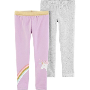 Carter’s Little Girl’s 2-Pack Leggings Pants(Purple)