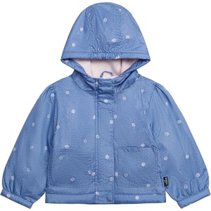 OSHKOSH B’GOSH girls Midweight Fleece Lined Windbreaker Jacket(Denim Blue)