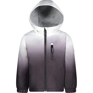 Osh Kosh boys Midweight Fleece Lined Windbreaker JacketTransitional Jacket(Black White)