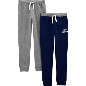 Simple Joys by Carter’s Baby Boys’ 2-Pack Athletic Knit Jogger Pants(Charcoal/Navy Kid)