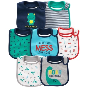Simple Joys by Carter’s Baby Boys’ 7-Pack Teething Bibs(Blue)