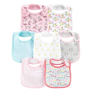 Simple Joys by Carter’s Baby Boys’ 7-Pack Teething Bibs(Multicolor/Floral/Unicorn)